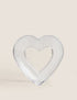 Medium Glass Heart Serving Bowl